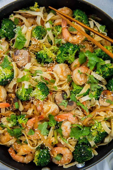 Easy Shrimp Lo Mein Spoonful Of Flavor