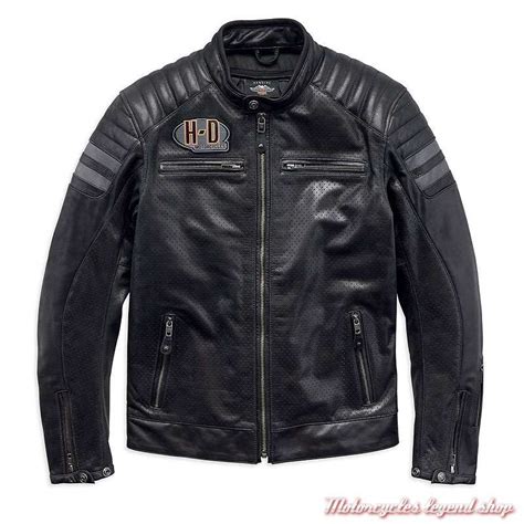 Blouson Cuir Hutto Harley Davidson Homme Motorcycles Legend Shop