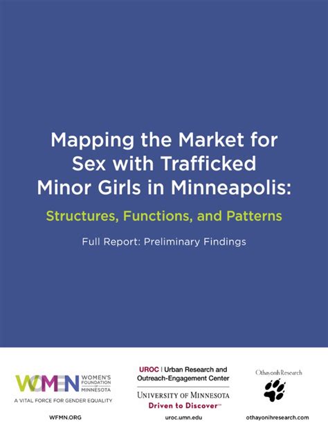 Report Maps Minneapolis Sex Trafficking Market Pdf Sex Trafficking