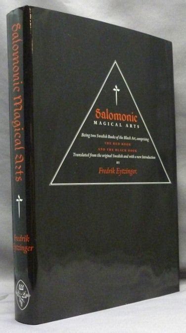 Salomonic Magical Arts Being Two Swedish Books Of The Black Arts