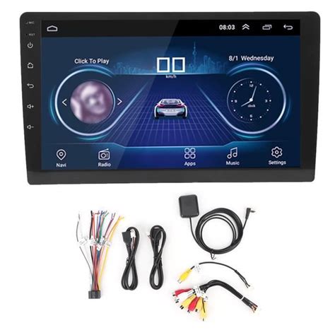 HURRISE lecteur de voiture 9 pouces écran Bluetooth 2 Din lecteur MP5