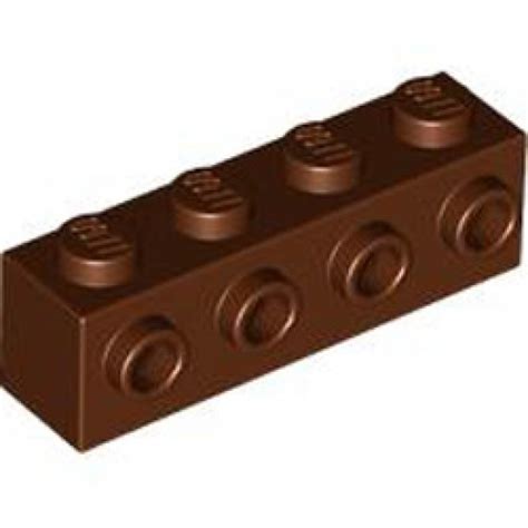 Lego Part 6153594 30414 Brick 1x4 With 4 Knobs Reddish Brown Lego