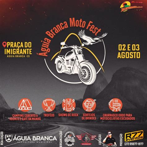 Encontro De Motos Hoje Guia Branca Moto Fest A