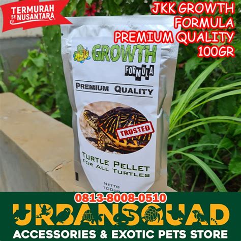 Jual Reptil Makanan Pelet Kura Air Jkk Growth Formula Gr Brazil