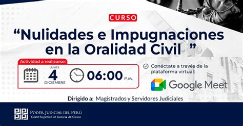 Curso Online Nulidades E Impugnaciones En La Oralidad Civil De La