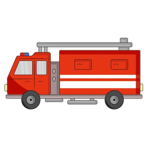 25 Easy Fire Truck Drawing Ideas How To Draw