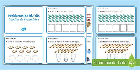 Problemas Divis O Desafios De Matem Tica Twinkl