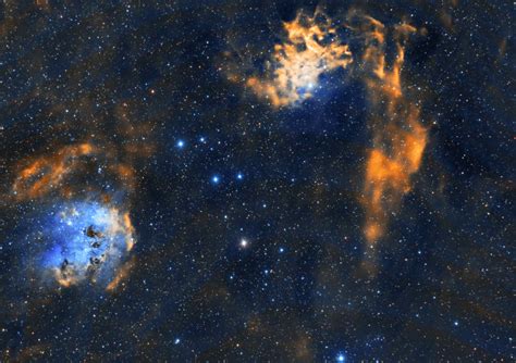 The Flaming Star And Tadpole Nebula BKS Astronomy