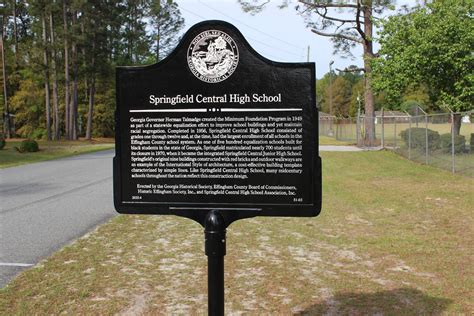 Springfield Central High School - Georgia Historical Society