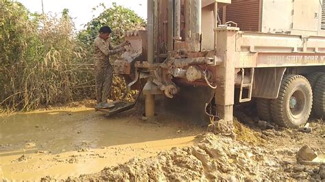 Borewell Drilling 50 Feet Deep Borepoint Coconut Water Checking