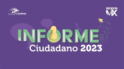 Informe Así Estamos Juárez 2023 Plan Estratégico de Juárez