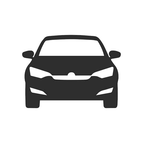 Premium Vector | Black car icon Car vector icon on isolated white ...