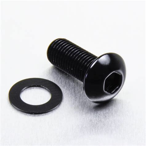 Pro Bolt Aluminium Dome Head Bolt M10 X 125mm X 25mm Black Amazon