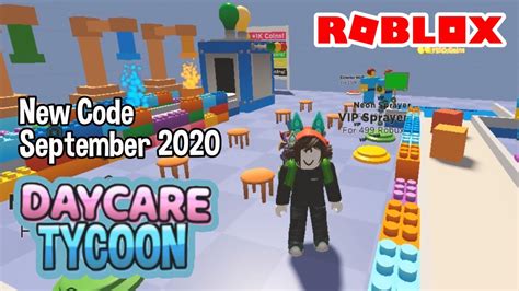 Roblox NEW Daycare Tycoon New Code September 2020 YouTube