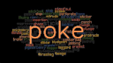 Poke Synonyms And Related Words What Is Another Word For Poke