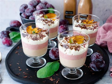 Baileys Rotwein Zwetschgen Mousse Ohne Gelatine Dinkelliebe