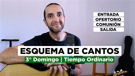 ESQUEMA De Cantos Para El Tercer Domingo Del Tiempo Ordinario Ciclo B