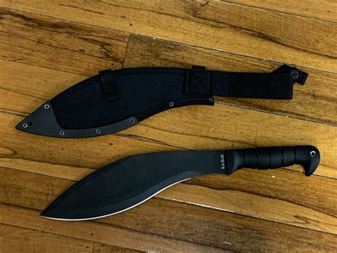 Ka-bar Machete Kukri w/ sheath – Blade Master