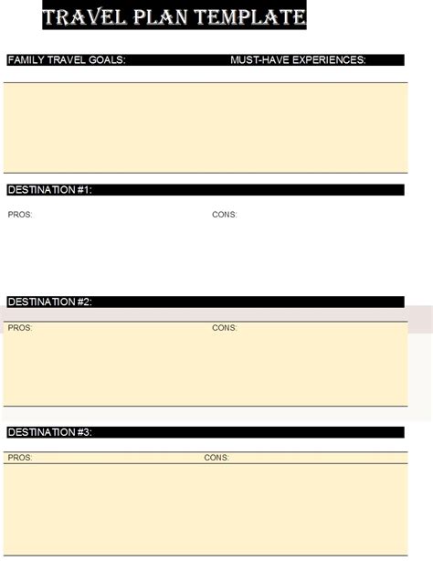 Best Holiday Travel Trip Planner Templates Excel Word Template