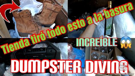 DUMPSTER DIVING LO QUE TIRAN EN USAINCREIBLE HALLAZGOTIENDA TIRA