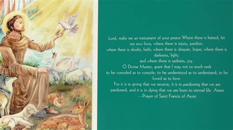 St. Francis of Assisi Prayer Cards W/envelopes Pack of 3 - Etsy