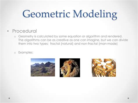 PPT - Geometric Modeling PowerPoint Presentation, free download - ID ...