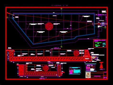 Reservorio En AutoCAD Librería CAD