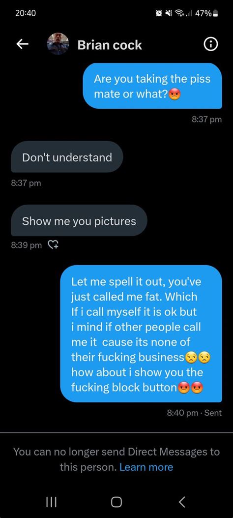 Nic On Twitter Brian Can Fuck Off