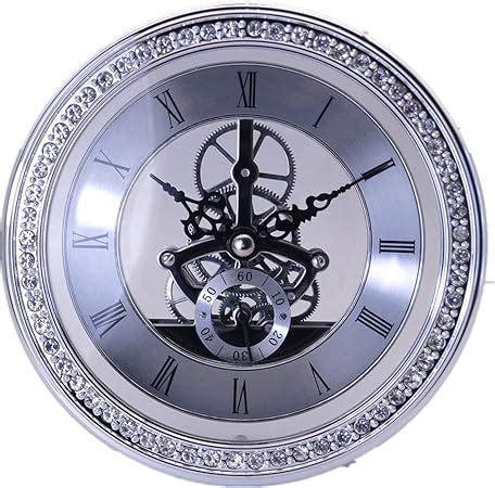 Deewish Movement Transparent Skeleton Clock Inserts Recessed Quartz