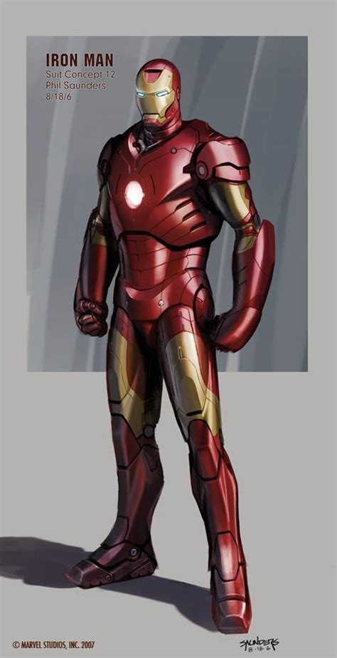 Amazing IRON MAN Concept Art by Phil Saunders « Film Sketchr | Iron man ...