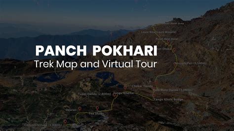 Panch Pokhari Trek Route Map And Virtual Tour Youtube