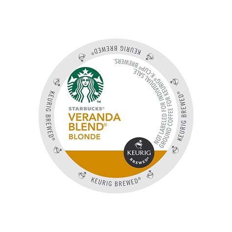 Starbucks K Cups For Keurig Brewers Veranda Blend Blonde Case Of 96