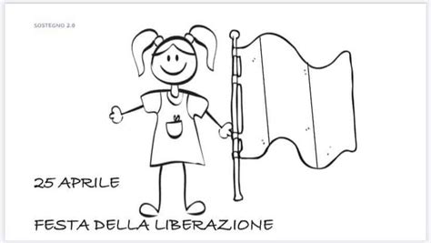 Disegni Da Colorare Per La Festa Della Liberazione Sostegno