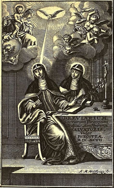 Theraccolta “st Bridget Of Sweden ” Religious Images Christian Mysticism St Bridget