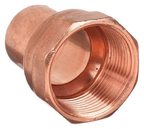 Wrot Copper Cup X FNPT Adapter 39R577 603R 1X11 4 Grainger