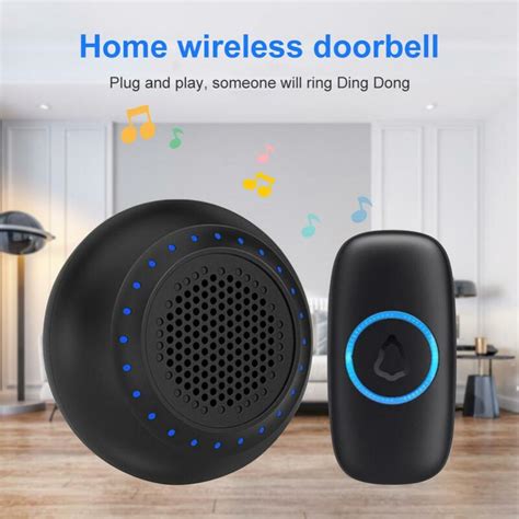 Smart Home Wireless Doorbell Waterproof Electronic Doorbell Receiver