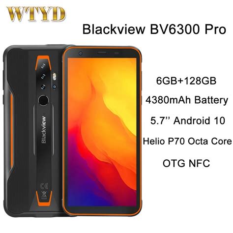 Blackview Bv Pro Rugged Phone Gb Gb Ip Waterproof Mah