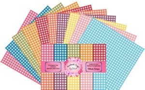 Flipkart Dheett Block Strips Scrapbook Designer Paperpack Matte