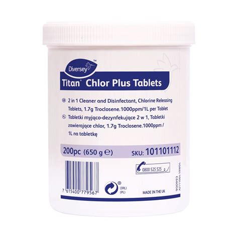 Titan Chlor Plus Tablets - CK Consumables Ltd