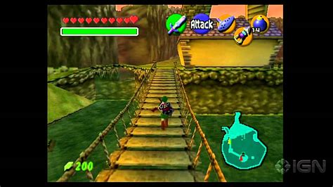 Legend Of Zelda Ocarina Of Time Wii Lake Hylia Gameplay Youtube