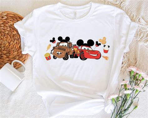 Disney Tow Mater Mcqueen Shirt Tendytee Lightning Mcqueen T Shirt