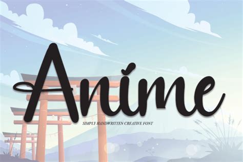 Anime Font by Robbots stores · Creative Fabrica