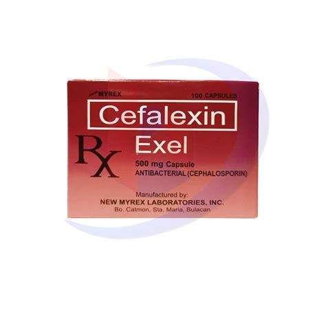 Cefalexin 500mg Capsules 100s Bambang Pharmaceutical Depot Inc