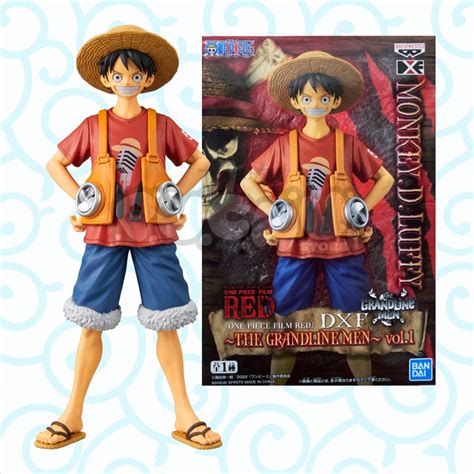 One Piece Film Red Monkey D Luffy Dxf Figure The Grandline Men Vol