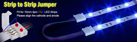 Fsjee Pin Led Strip Connector Kit For Mm Led Light Strip