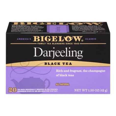 Bigelow Tea Darjeeling Black Tea Case Of Bags Pack Of