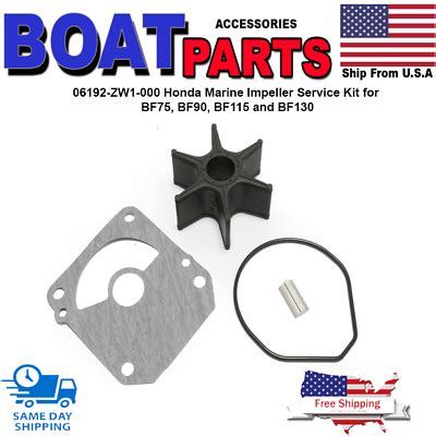 Water Pump Impeller Rebuild Kit Honda Outboard 75 90 115 130 HP 06192