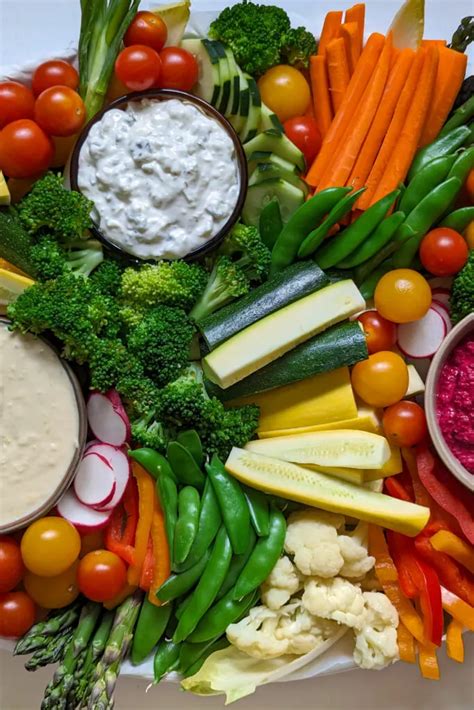 The Easiest Vegetable Crudite Platter Ever