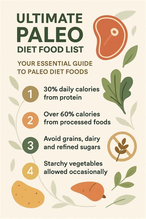 The Ultimate Paleo Diet Foods Guide Unlocking The Ancient Power Of Whole Unprocessed Nutrition