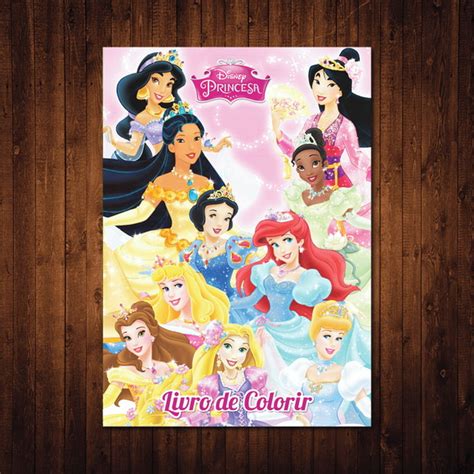 Livro De Colorir Princesas X Cm Elo Produtos Especiais